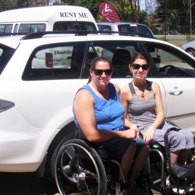 Louise Sauvage and Michelle Stilwell